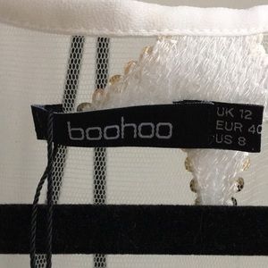 Boohoo Dresses - NWT Boohoo Sequin Sheer Mesh Festival Shift Dress Boohoo Dresses - NWT Boohoo Sequin Sheer Mesh Festival Shift Dress
